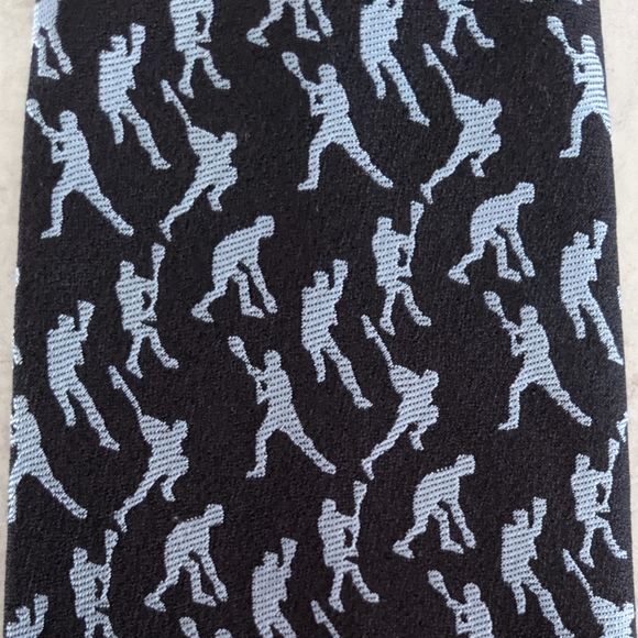 NWOT Mens / Teens 100% Silk LACROSSE Themed Neck Tie - Picture 2 of 4